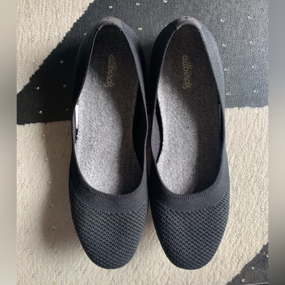 NEW Allbirds Black Knit Ballet Flats size 9.5 - Picture 7 of 11